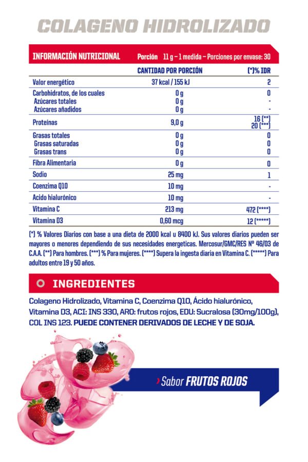 Colágeno Sport – Mervick LAB (330g) - Imagen 3