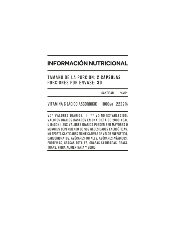 Vitamina C - 60 Cápsulas - Imagen 3