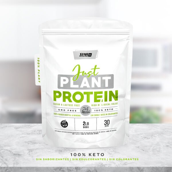 Just Plant Protein – 2 lb (908 g) – Proteína vegetal aislada - Imagen 2