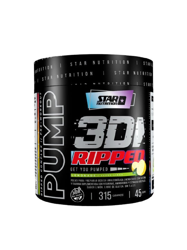 PUMP 3D Ripped - Sabor Lemonade 315 Gr