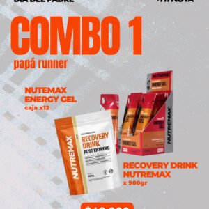 Combo Día del Padre #1 · Papá Runner | Energy Gel x12 + Recovery Drink Nutremax