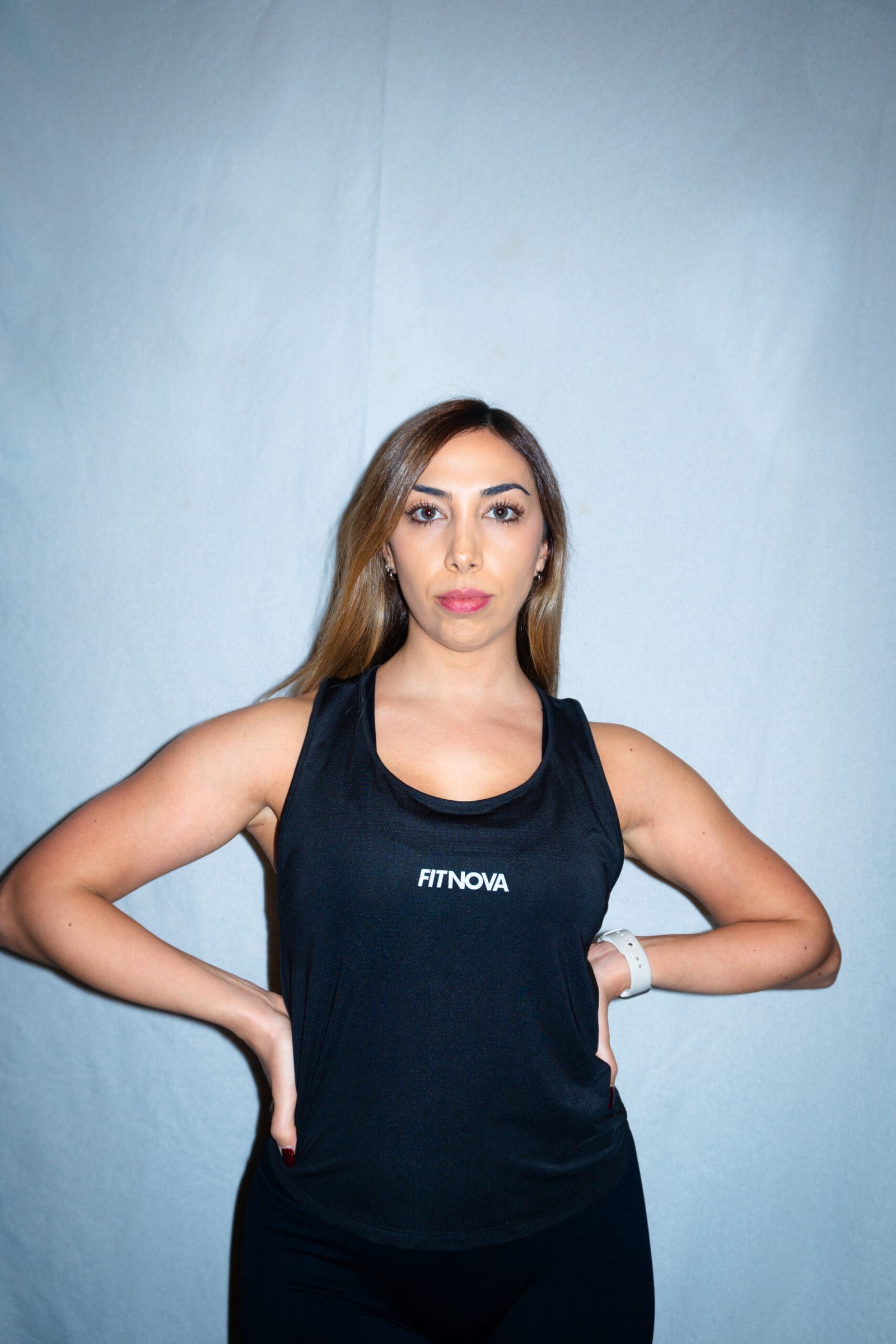 Musculosa Pulse Overprint Black