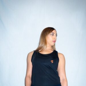 Musculosa Pulse Overprint Black - Imagen 7