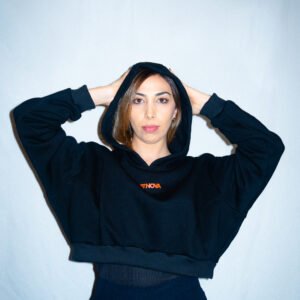 Hoodie Crop Process Black - Imagen 5