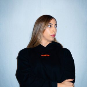 Hoodie Crop Process Black - Imagen 3